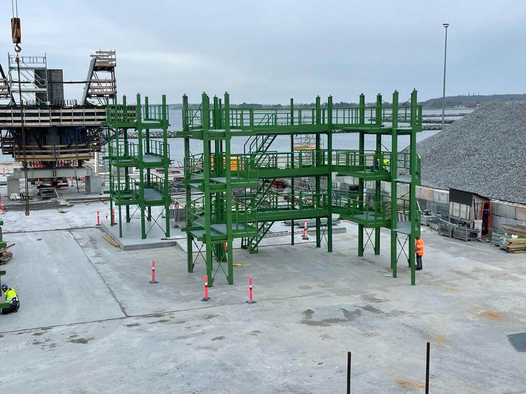 Eșafodaj platforme metalice industriale Danemarca